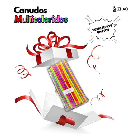 Embalagem Transparente Zip Lock c/ Canudo